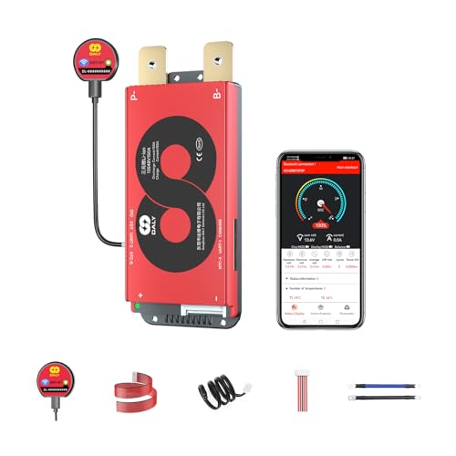 DALY Smart 13S BMS 48V 150A mit WiFi Modul und CAN 485 Kommunikationsschutzplatine für Li-Ion Lithium Batterie Pack(13S 48V Smart BMS+RS485+CAN+WiFi Modul，150A) von DALY