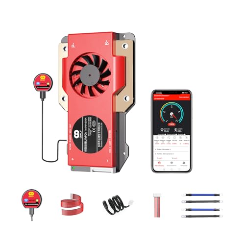 DALY Smart 16S BMS 48V mit WiFi Modul und CAN 485 Kommunikationsschutzplatine für LifePO4 Lithium Batterie Pack(16S 48V Smart BMS+RS485+CAN+WiFi Modul，300A) von DALY