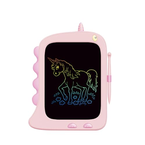 DAM 8,5 Zoll LCD Schreib- und Zeichnungstablette in Dinosaurier-Form, Farbe: Pink DAM 8,5 Zoll LCD Schreib- und Zeichnungstablette in Dinosaurier-Form, Farbe: Pink von DAM