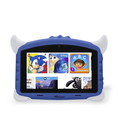 DAM K702 WiFi Tablet für Kinder, Android 7, 17,8 cm (7 Zoll) Display, 1024 x 600 Pixel, MTK 6735 Quad Core 1,5 GB RAM + 16 GB, Dual-Kamera, Farbe: Blau von DAM