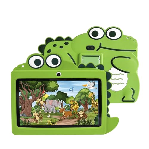 DAM K706 WiFi Tablet für Kinder, Android 7, 17,8 cm (7 Zoll) Display, 1024 x 600 Pixel, MTK 6735 1 GB RAM + 8 GB, Dual-Kamera, Farbe: Grün von DAM