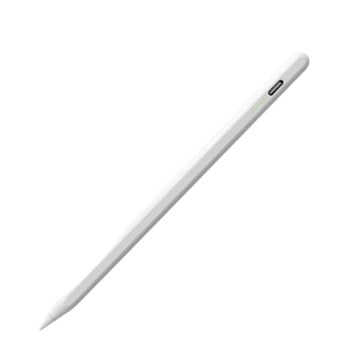 DAM Pencil Pen 314 für iPad USB-C Lade 1.5 Austauschbare Spitze Apple 17x1x1cm Farbe: weiß von DAM
