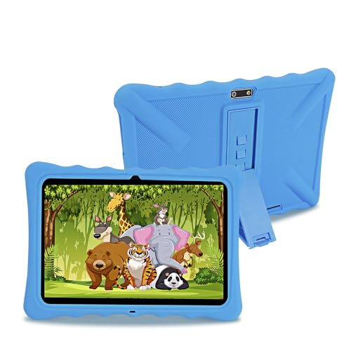 DAM Tablet für Kinder, WiFi, Betriebssystem Android 10 mit IWAWA, Display 10,1 Zoll, 1280 x 800 Pixel, SC7731E, Arm Cortex™-A7 Quad-Core, 1,3 GHz, 2 GB RAM + 32 GB, Dual-Kamera, Schutzhülle, Farbe: von DAM