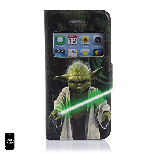 Klappetui mit Fenster iPhone 5/Yoda von DAM