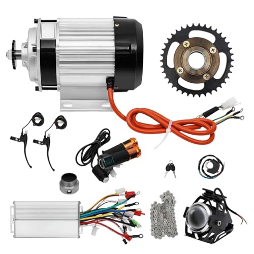 DAOHHFO 48V 750W Elektro Dreirad Motor Umbausatz Elektrischer Bürstenloser Motor Set Umbau Controller Kit Elektro Dreirad Kit Max Tragfähigkeit 300KG für DIY Fahrräder Dreiräder von DAOHHFO