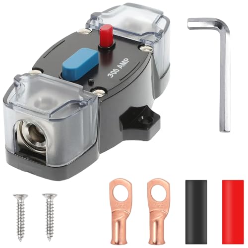 DAOKAI 300 A Auto Audio Leistungsschalter, 12V-48V Reset Schalter, Kfz Leistungsschalter, Trolling Motor Audio Stereo System Schutz DAOKAI 300 A Auto Audio Leistungsschalter, 12V-48V Reset Schalter, Kfz Leistungsschalter, Trolling Motor Audio Stereo System Schutz von DAOKAI