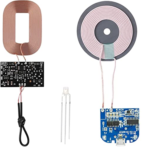 DAOKAI DIY QI Bord,PCBA-Platine Spule Empfänger Universal Qi Wireless Charging modul + Qi Wireless Empfängermodul 5V 1A Lademodul, für DIY Handy Ladeset von DAOKAI