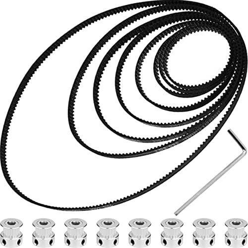 DAOKAI GT2 geschlossener Zahnriemen 6 mm breite geschlossener Schlaufe aus Gummi 110 mm 112 mm 122 mm 158 mm 200 mm 300 mm 400 mm 610 mm + GT2 Pulley 20 Zähne DAOKAI GT2 geschlossener Zahnriemen 6 mm breite geschlossener Schlaufe aus Gummi 110 mm 112 mm 122 mm 158 mm 200 mm 300 mm 400 mm 610 mm + GT2 Pulley 20 Zähne von DAOKAI