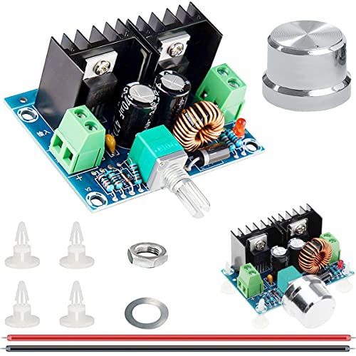 DAOKAI XL4016E1 DC-DC Wandler DC 4-40V bis DC 1.25-36V 8A Buck Converter Spannungsregler PWM-Netzteil Einstellbar 200 W High Power Efficiency Step Down(2 Stück) von DAOKAI