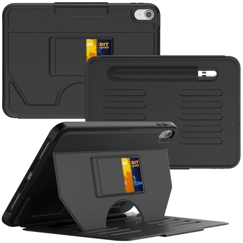 DAORANGE Schutzhülle für iPad (A16) 11. / 10. Generation (27,9 cm (11 Zoll) 2025/10,9 Zoll 2022), stoßfeste Schutzhülle mit magnetischem Ständer, automatische Wake/Sleep-Funktion, Stifthalter, für von DAORANGE