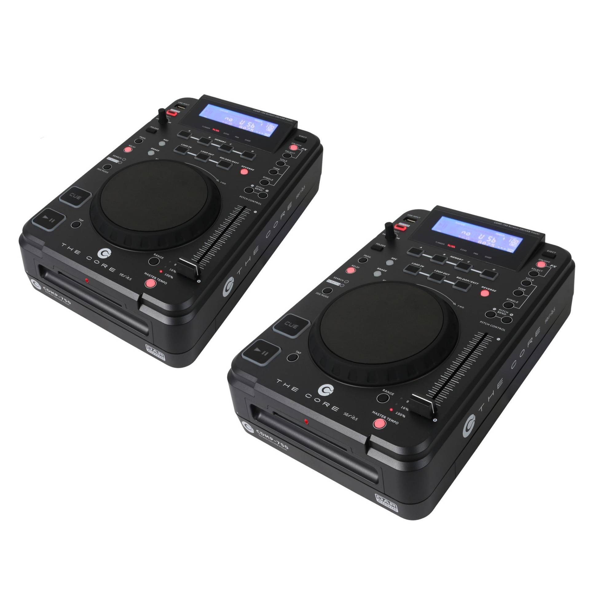 DAP 2 x CORE CDMP-750 (Set) Tabletop CD- & USB-Player von DAP