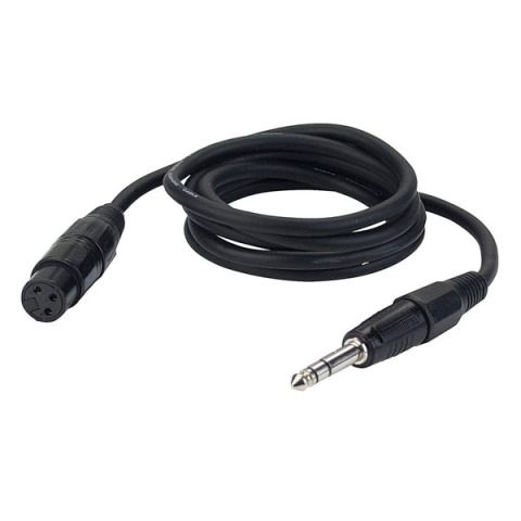 DAP FL03150 XLR weibl. zu Klinke Stereo, schwarz 150cm DAP FL03150 XLR weibl. zu Klinke Stereo, schwarz 150cm von DAP
