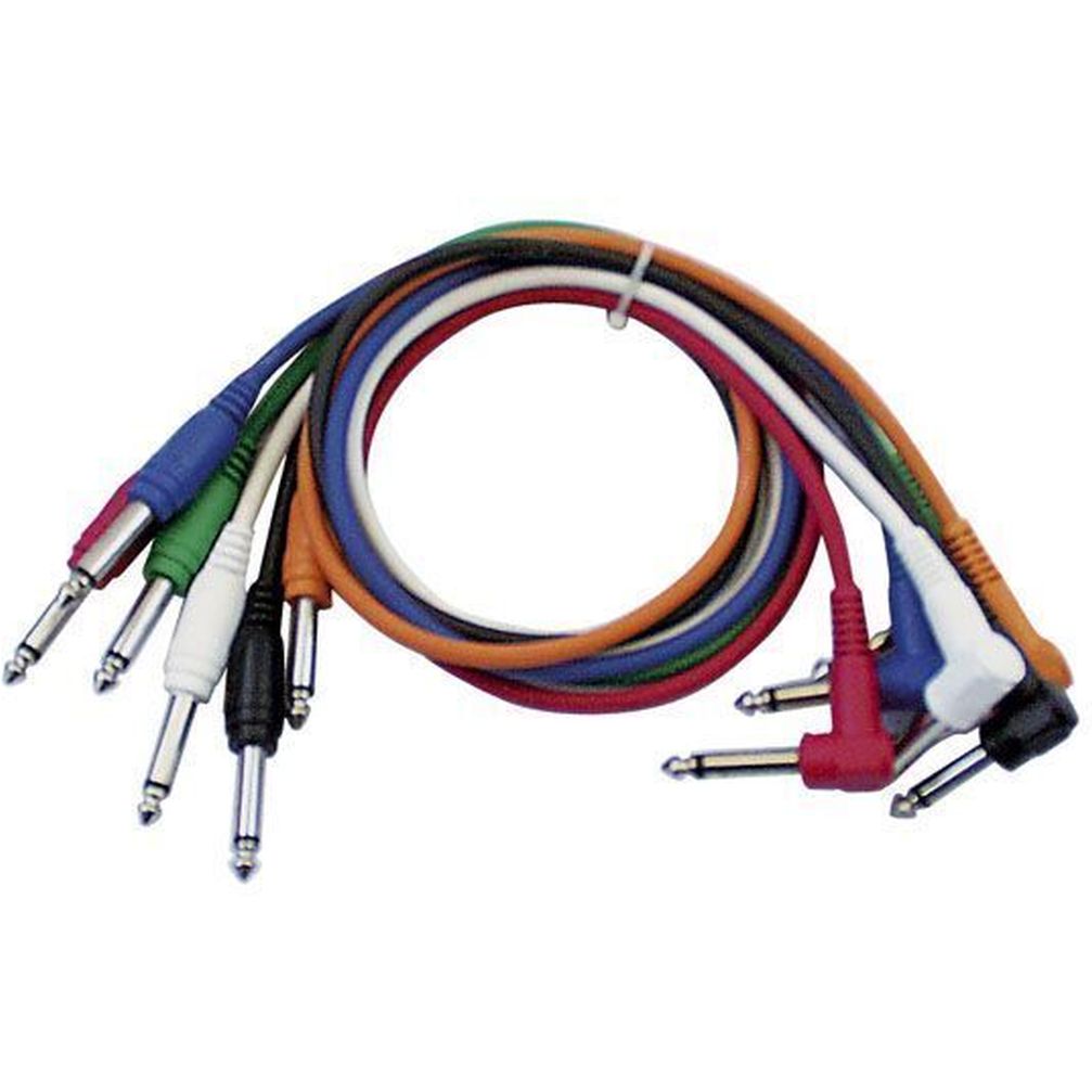 DAP FL1460 Mono Patchkabel Klinke 60cm Winkelklinke in verschiedenen Farben von DAP