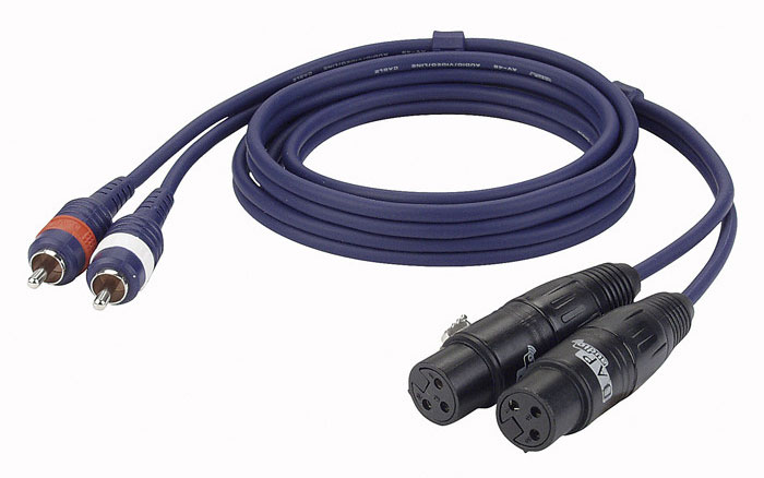 DAP FL253 2 XLR weibl. zu 2 x Cinch männl., 3m DAP FL253 2 XLR weibl. zu 2 x Cinch männl., 3m von DAP
