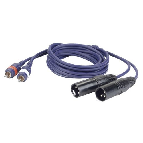 DAP FL26150 / 2 XLR männl. zu 2 Cinch, 1,50m DAP FL26150 / 2 XLR männl. zu 2 Cinch, 1,50m von DAP