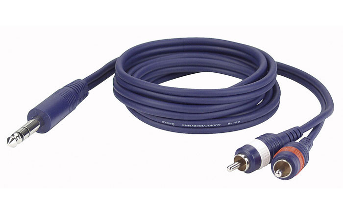 DAP FL35150 Stereo Klinke zu 2x Cinch, 1,50m DAP FL35150 Stereo Klinke zu 2x Cinch, 1,50m von DAP
