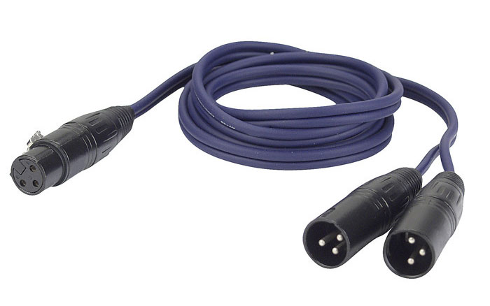 DAP FL39150 1 XLR weiblich zu 2 XLR männlich 150 cm von DAP