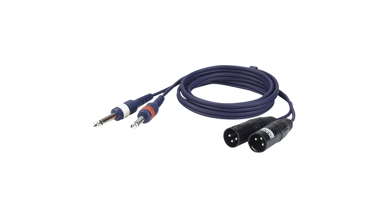 DAP FL44 - 2 unbal. Jack mono L/R to 2 XLR/M 3P DAP FL44 - 2 unbal. Jack mono L/R to 2 XLR/M 3P von DAP