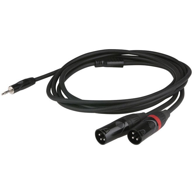 DAP FLX463 Stereo Mini-Jack to 2x XLR Cable, 3m DAP FLX463 Stereo Mini-Jack to 2x XLR Cable, 3m von DAP