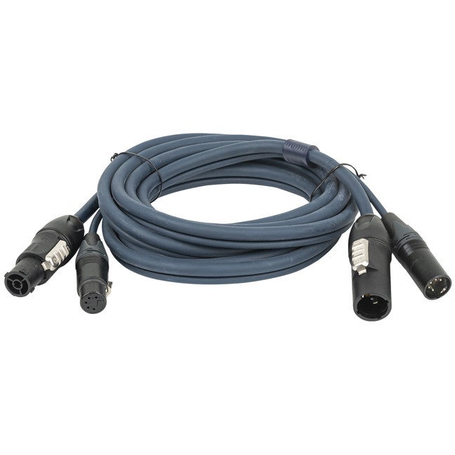 DAP FP-14 Hybrid PowerCON True1 - 5p XLR Cable, 15m von DAP