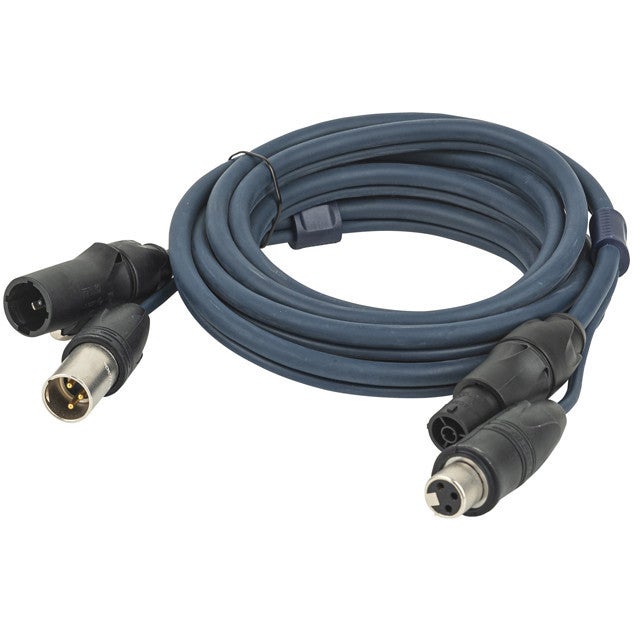 DAP FP-15 Hybrid PowerCON True1 - 3p XLR Outdoor Cable, 6m von DAP