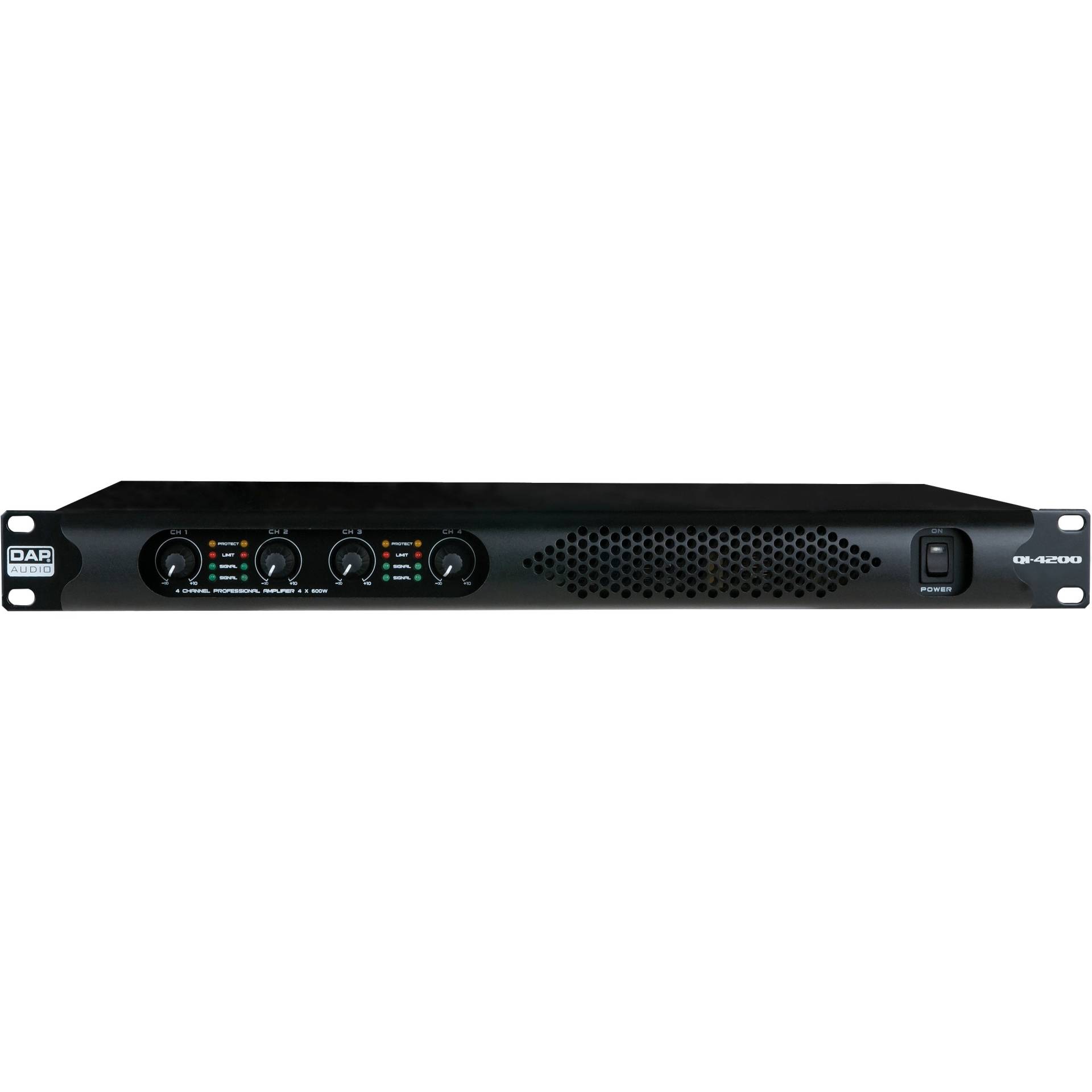 DAP Qi-4200 Installationsverstärker mit 4 Kanälen und 4x 200 W von DAP
