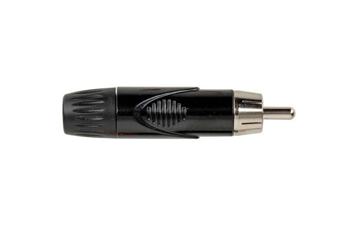 DAP RMK302B RCA Connector, Male, Black von DAP