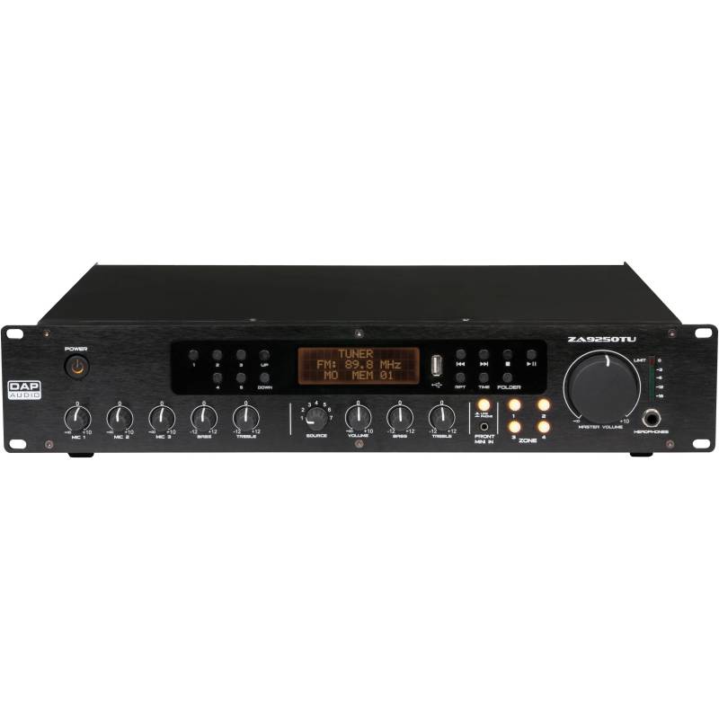 DAP ZA-9250TU 250 W 100 V Zone-Verstärker von DAP
