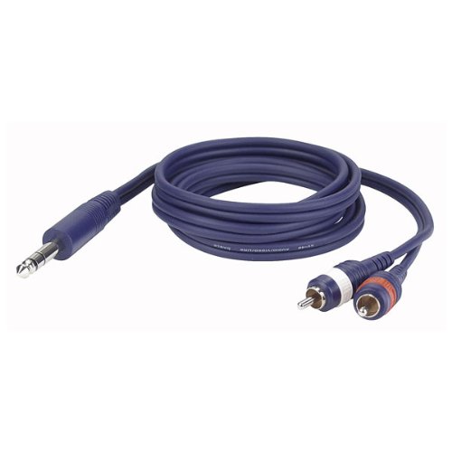 Stereo Jack to Double RCA Plugs 150cm Stereo Jack to Double RCA Plugs 150cm von DAP