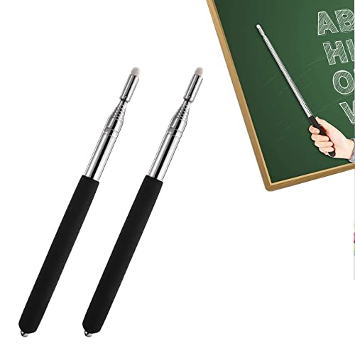 Zeigestab Ausziehbar mit Handschlauf Zeiger Presenter Teleskop Schläger Zeigestock Ausziehbar Teleskopstab für Lehrer Whiteboard Tafel Zeiger Zeigestock für Lehrerin von DAQIEPIN