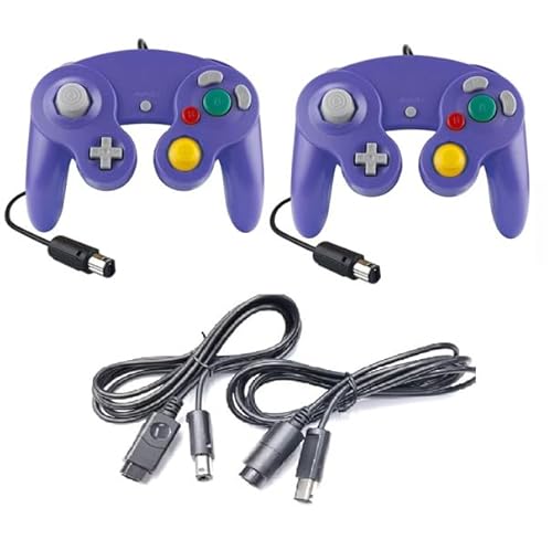 2 Controller Purple + Verlängerungskabel für Nintendo Game Cube Controller Violett Lila GC Verlängerung Extansion Nintendo Wii Cable 2 Controller Purple + Verlängerungskabel für Nintendo Game Cube Controller Violett Lila GC Verlängerung Extansion Nintendo Wii Cable von DARLINGTON & Sohns