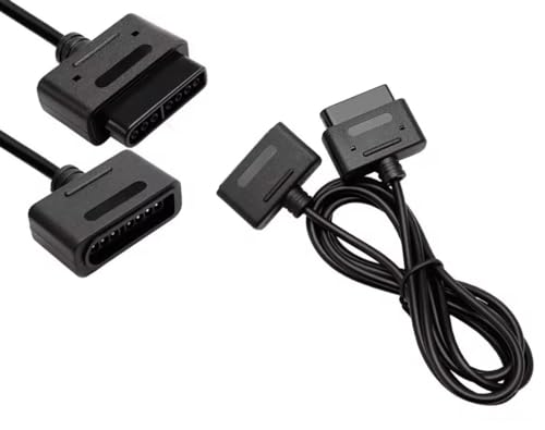 2 Verlängerungskabel für Super Nintendo SNES Controller – 1,8m Extension Kabel für Gamepad Joypad – Kompatibel mit SNES Konsole 2 Verlängerungskabel für Super Nintendo SNES Controller – 1,8m Extension Kabel für Gamepad Joypad – Kompatibel mit SNES Konsole von DARLINGTON & Sohns