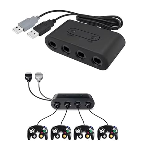 4-Spieler Adapter für Nintendo Switch Gamecube Controller USB PC 4 Player Port Super Smash Bros Controlleradapter 4-Spieler Adapter für Nintendo Switch Gamecube Controller USB PC 4 Player Port Super Smash Bros Controlleradapter von DARLINGTON & Sohns