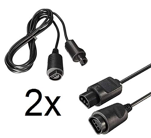 DARLINGTON & Sohns 2 Stück Verlängerungskabel kompatibel für Nintendo 64 N64 Controller Verlängerung Extansion Gamepad DARLINGTON & Sohns 2 Stück Verlängerungskabel kompatibel für Nintendo 64 N64 Controller Verlängerung Extansion Gamepad von DARLINGTON & Sohns
