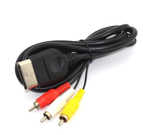 DARLINGTON & Sohns 3 Chinch Scart Kabel für XBox Konsole Audio Video Anschlusskabel für Erste Xbox Konsole Version TV Fernsehkabel Bildübertragung von DARLINGTON & Sohns