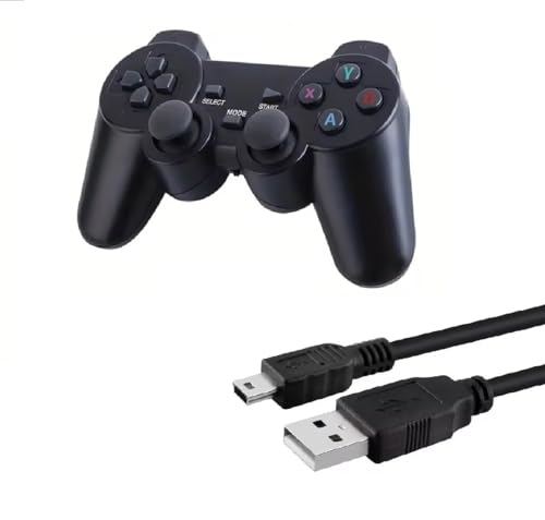 DARLINGTON & Sohns Controller für Playsation 3 PS3 Wireless Gamepad Dual Shock Doppelpack PS-3 mit Ladekabel von DARLINGTON & Sohns