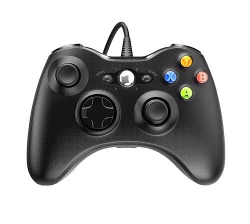 DARLINGTON & Sohns Controller passend für Xbox 360 Gamepad USB Controller mit Ladekabel PC Joystick Joypad von DARLINGTON & Sohns