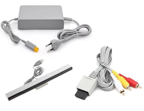 Zubehör Set Netzteil Fernsehkabel Sensorleiste für Nintendo Wii U TV Kabel Zubehör Set Netzteil Fernsehkabel Sensorleiste für Nintendo Wii U TV Kabel von DARLINGTON & Sohns