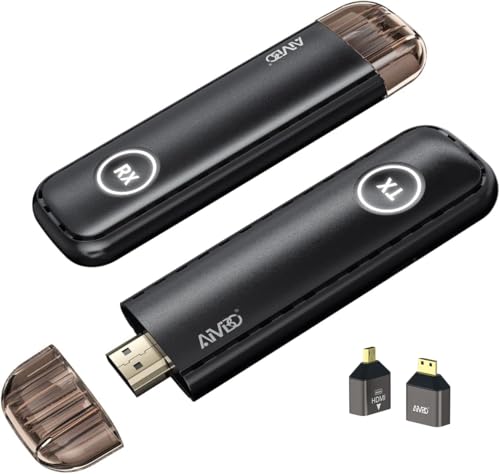 DARLYOR Wireless HDMI Transmitter and Receiver 5G HD - Tragbar Drahtloser HDMI Funkübertragung Extender 165Ft/50M Streaming Video,Audio,File von Laptop/TV Box/Kamera auf Monitor/Beamer/HDTV DARLYOR Wireless HDMI Transmitter and Receiver 5G HD - Tragbar Drahtloser HDMI Funkübertragung Extender 165Ft/50M Streaming Video,Audio,File von Laptop/TV Box/Kamera auf Monitor/Beamer/HDTV von DARLYOR