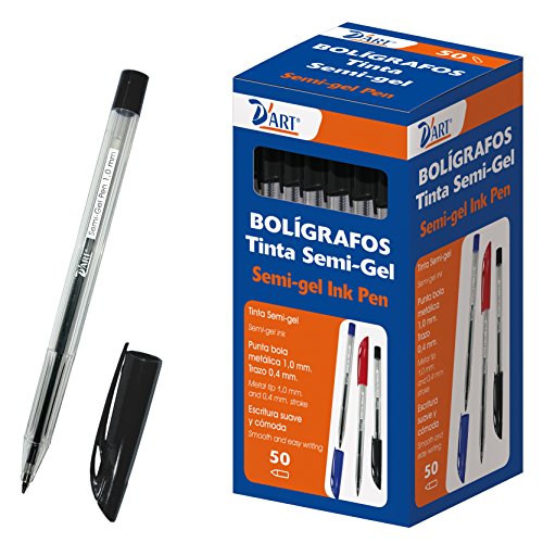 D 'Art 79466 – Stifte mit semigel-Box, 50 Stück, 1 mm, schwarz von DART