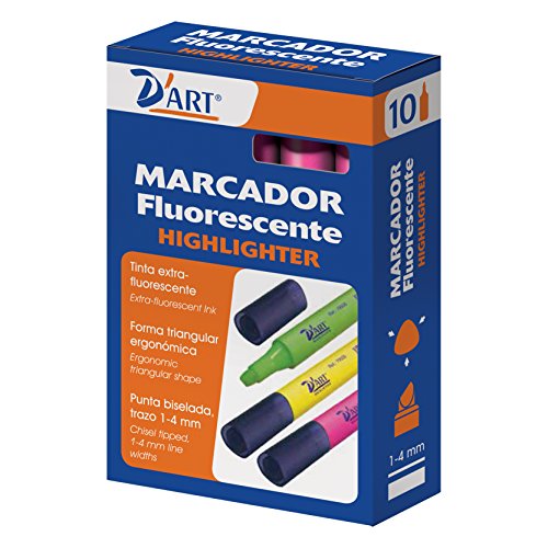 D 'Art – Pack von 10 Textmarker rosa von DART