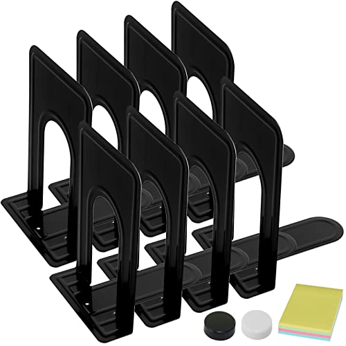 DARUITE Buchstütze Buchstützen Metall Bücherhalter Bücherstützen Bücherständer Book Holder Bücherregal Kinder, Bücherstütze für DVDs, Büro, Schule, Bibliothek (Schwarz 4 Paar,126 x 156 x 190 mm) DARUITE Buchstütze Buchstützen Metall Bücherhalter Bücherstützen Bücherständer Book Holder Bücherregal Kinder, Bücherstütze für DVDs, Büro, Schule, Bibliothek (Schwarz 4 Paar,126 x 156 x 190 mm) von DARUITE