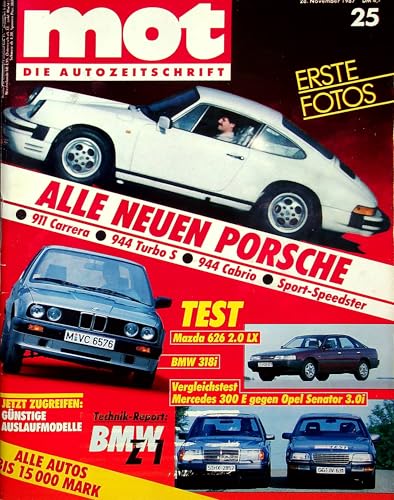Echte, historische Zeitschrift von 1987 - Garantiert 38 Jahre alt - Personalisiertes Geschenk 38. Geburtstag Mann - Original aus dem Jahr 1987 - Die Geschenkidee für Männer - MOT 25/1987 von DAS GEBURTSTAGSGESCHENK HISTORISCHE ZEITSCHRIFTEN