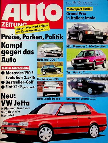 Echte, historische Zeitschrift von 1989 - Garantiert 36 Jahre alt - Personalisiertes Geschenk 36. Geburtstag Mann - Original aus dem Jahr 1989 - Die Geschenkidee für Männer - Autozeitung 10/1989 von DAS GEBURTSTAGSGESCHENK HISTORISCHE ZEITSCHRIFTEN