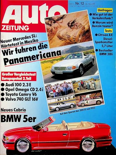 Echte, historische Zeitschrift von 1989 - Garantiert 36 Jahre alt - Personalisiertes Geschenk 36. Geburtstag Mann - Original aus dem Jahr 1989 - Die Geschenkidee für Männer - Autozeitung 12/1989 von DAS GEBURTSTAGSGESCHENK HISTORISCHE ZEITSCHRIFTEN