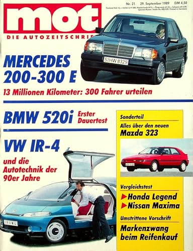 Echte, historische Zeitschrift von 1989 - Garantiert 36 Jahre alt - Personalisiertes Geschenk 36. Geburtstag Mann - Original aus dem Jahr 1989 - Die Geschenkidee für Männer - MOT 21/1989 von DAS GEBURTSTAGSGESCHENK HISTORISCHE ZEITSCHRIFTEN
