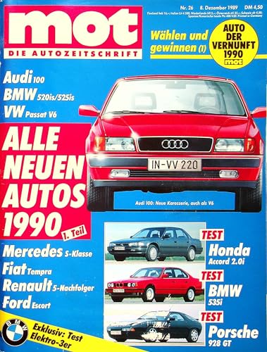 Echte, historische Zeitschrift von 1989 - Garantiert 36 Jahre alt - Personalisiertes Geschenk 36. Geburtstag Mann - Original aus dem Jahr 1989 - Die Geschenkidee für Männer - MOT 26/1989 von DAS GEBURTSTAGSGESCHENK HISTORISCHE ZEITSCHRIFTEN