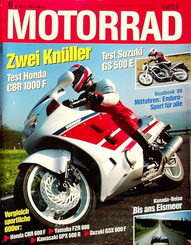 Echte, historische Zeitschrift von 1989 - Garantiert 36 Jahre alt - Personalisiertes Geschenk 36. Geburtstag Mann - Original aus dem Jahr 1989 - Die Geschenkidee für Männer - Motorrad 06/1989 von DAS GEBURTSTAGSGESCHENK HISTORISCHE ZEITSCHRIFTEN