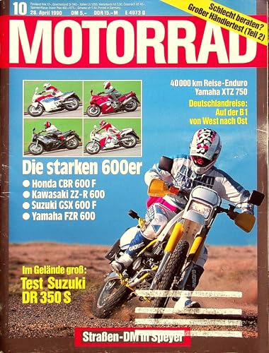 Echte, historische Zeitschrift von 1990 - Garantiert 35 Jahre alt - Personalisiertes Geschenk 35. Geburtstag Mann - Original aus dem Jahr 1990 - Die Geschenkidee für Männer - Motorrad 10/1990 von DAS GEBURTSTAGSGESCHENK HISTORISCHE ZEITSCHRIFTEN