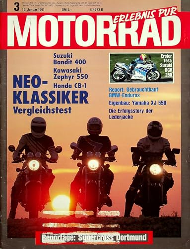 Echte, historische Zeitschrift von 1991 - Garantiert 34 Jahre alt - Personalisiertes Geschenk 34. Geburtstag Mann - Original aus dem Jahr 1991 - Die Geschenkidee für Männer - Motorrad 03/1991 Echte, historische Zeitschrift von 1991 - Garantiert 34 Jahre alt - Personalisiertes Geschenk 34. Geburtstag Mann - Original aus dem Jahr 1991 - Die Geschenkidee für Männer - Motorrad 03/1991 von DAS GEBURTSTAGSGESCHENK HISTORISCHE ZEITSCHRIFTEN